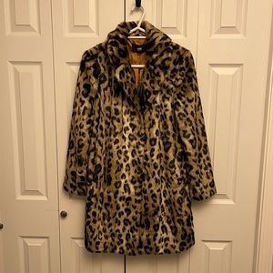 Line the Label Gisela Leopard Coat